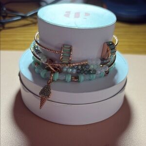 Elegant Multi-Layered Bracelet Set